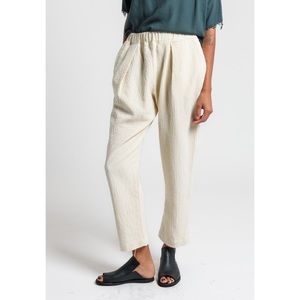 BLACK CRANE Quilted Cotton Pants 🕊